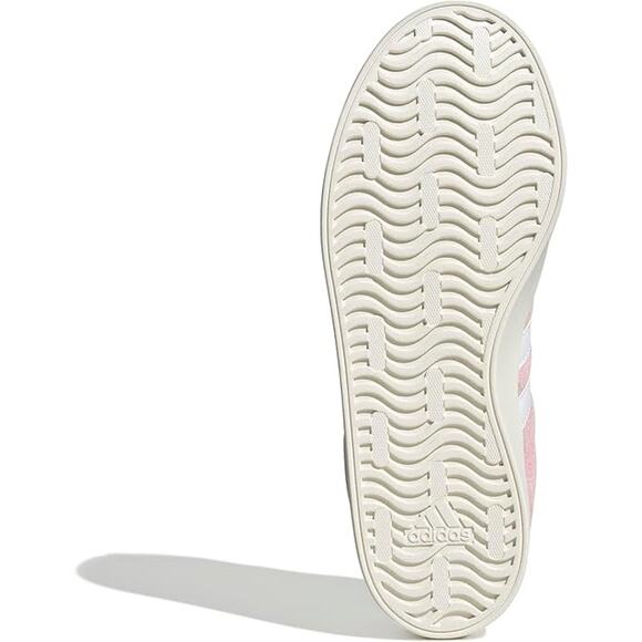 NWT adidas Women's Vl Court 3.0 Sneaker, Clear Pink/White/Off White, 8 - Picture 3 of 7